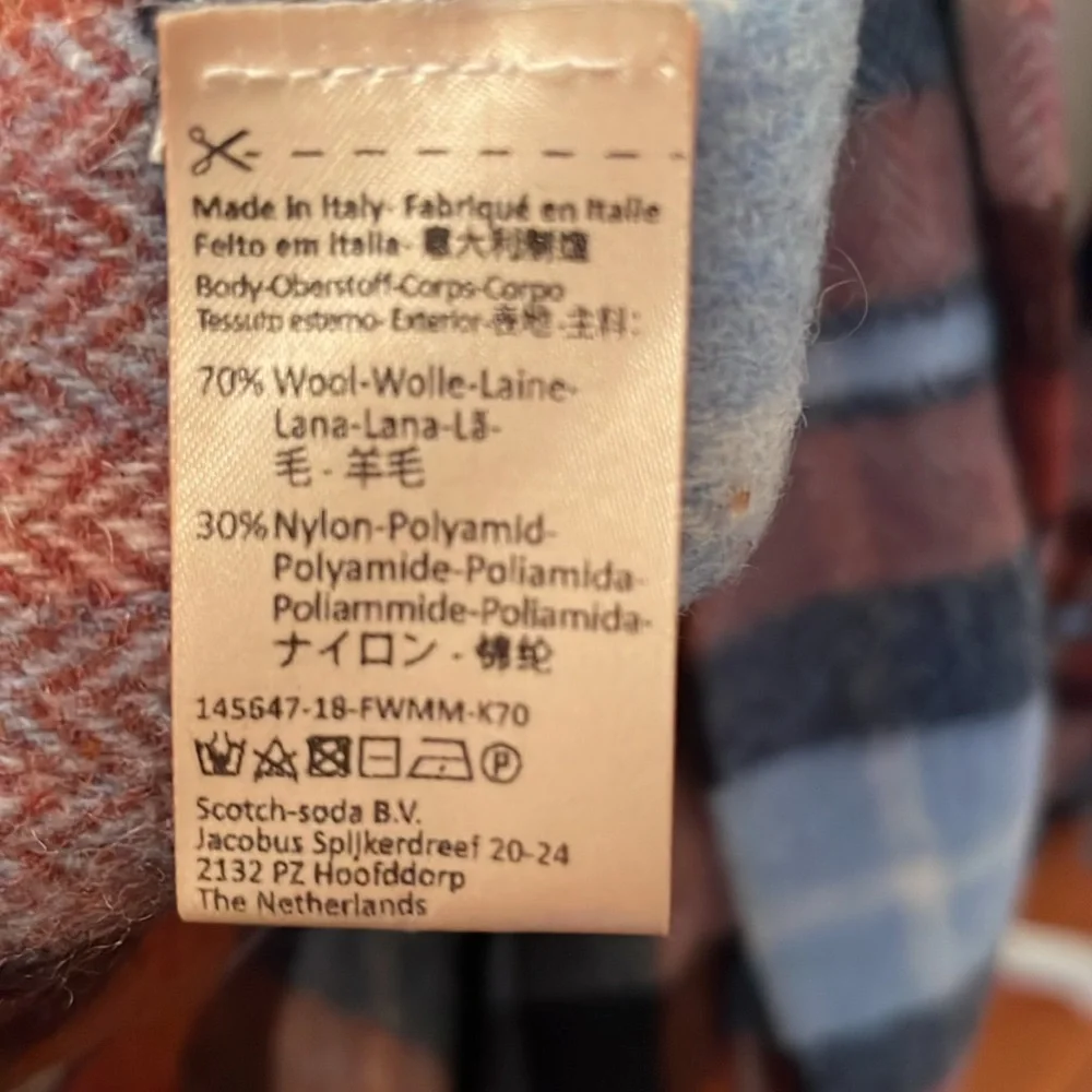 Scotch & Soda Plaid Scarf